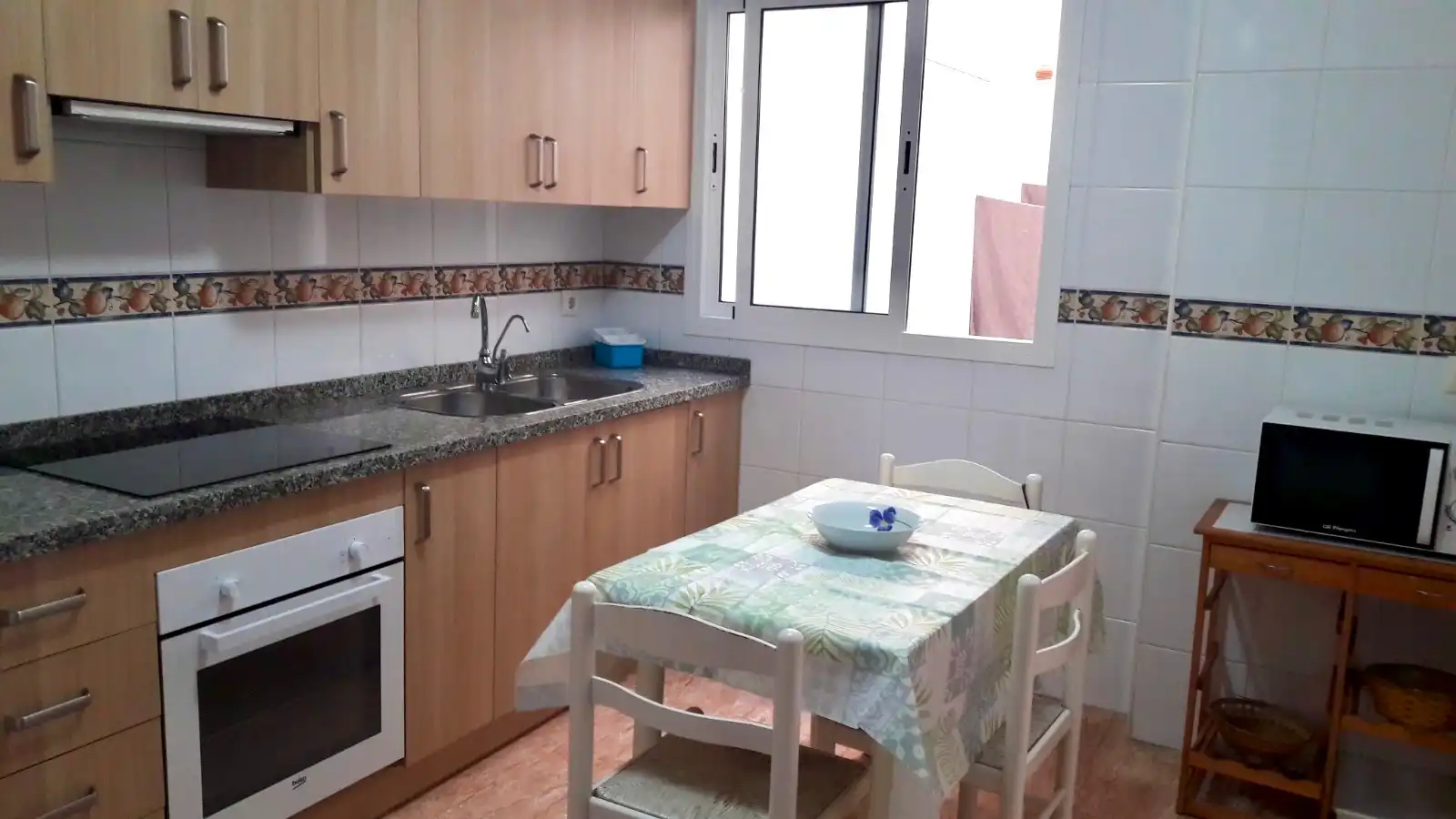 Kitchen of Flat for rent in El Ejido  with Air Conditioner, Heating and Private garden