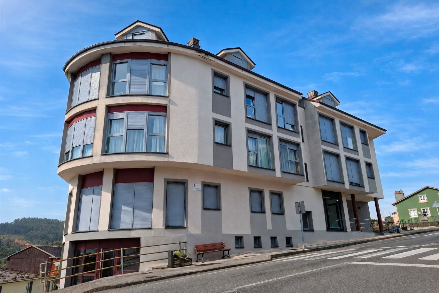 Vista exterior de Piso en venta en O Vicedo  con Trastero y Amueblado