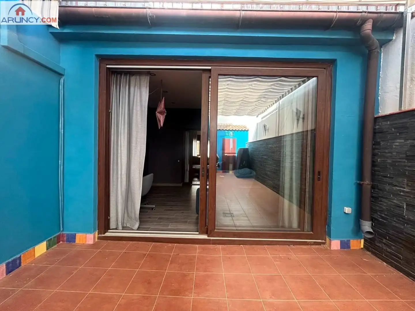 Terrassa de Casa adosada de lloguer en Alcalá de Guadaira amb Aire condicionat, Jardí privat i Terrassa