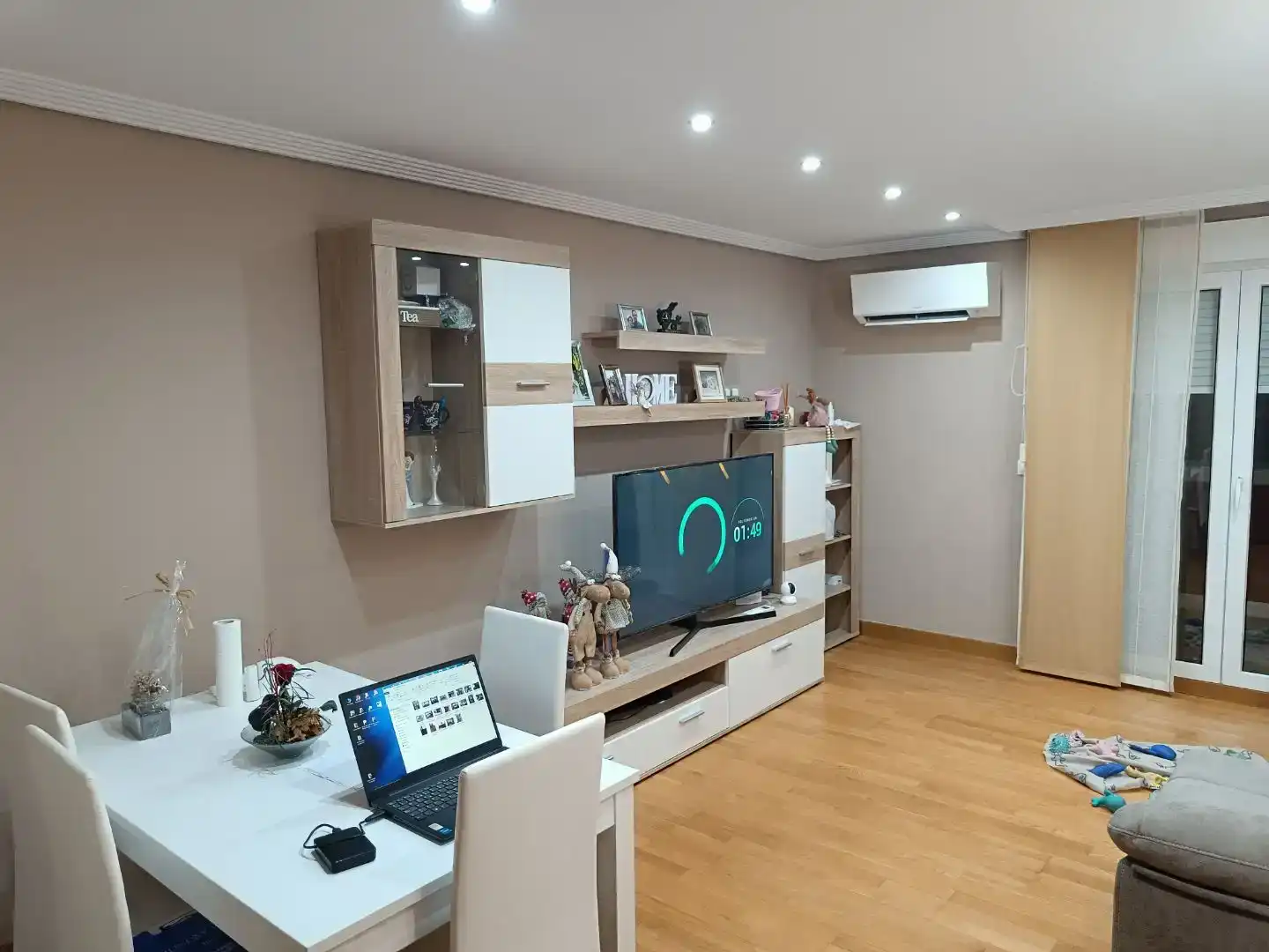 Sala d'estar de Pis en venda en Marcilla amb Aire condicionat, Parquet i Traster