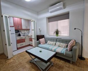 Living room of Flat to rent in  Madrid Capital  with Air Conditioner and Heating