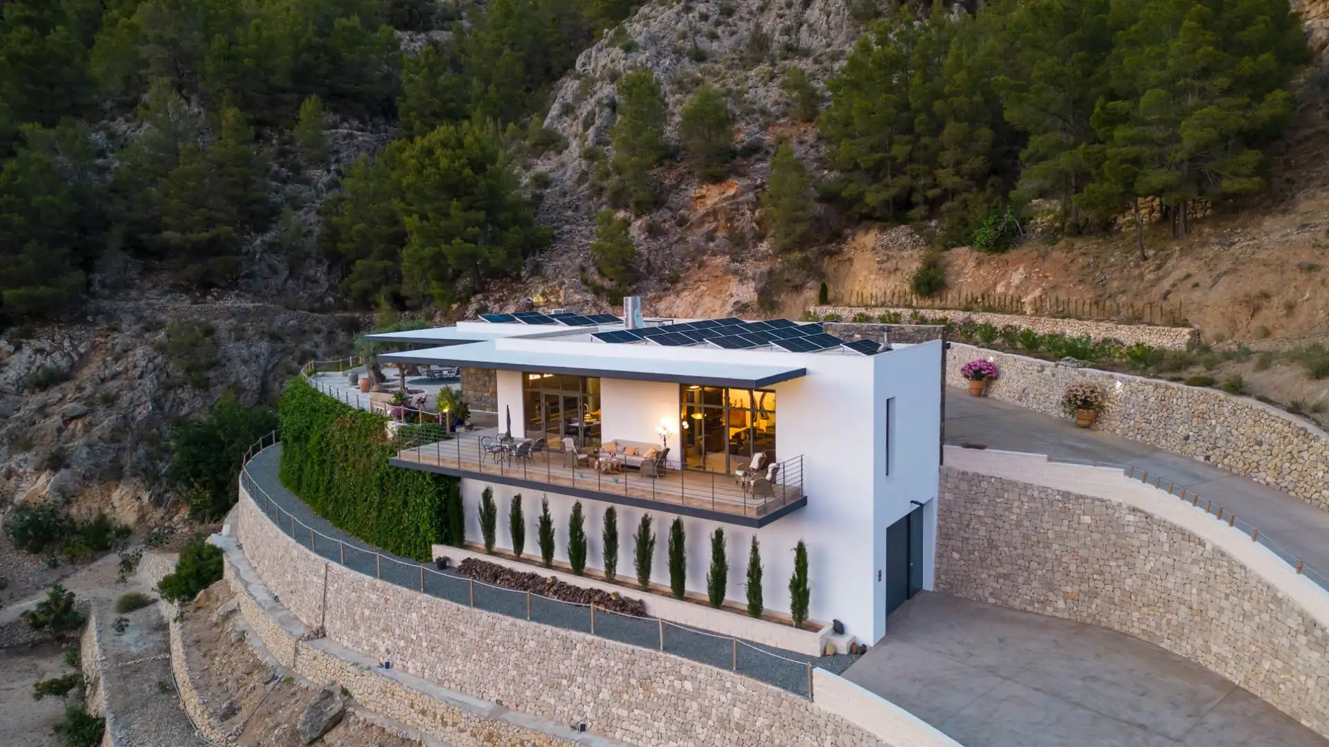 Vista exterior de Casa o chalet en venta en Callosa d'en Sarrià con Piscina
