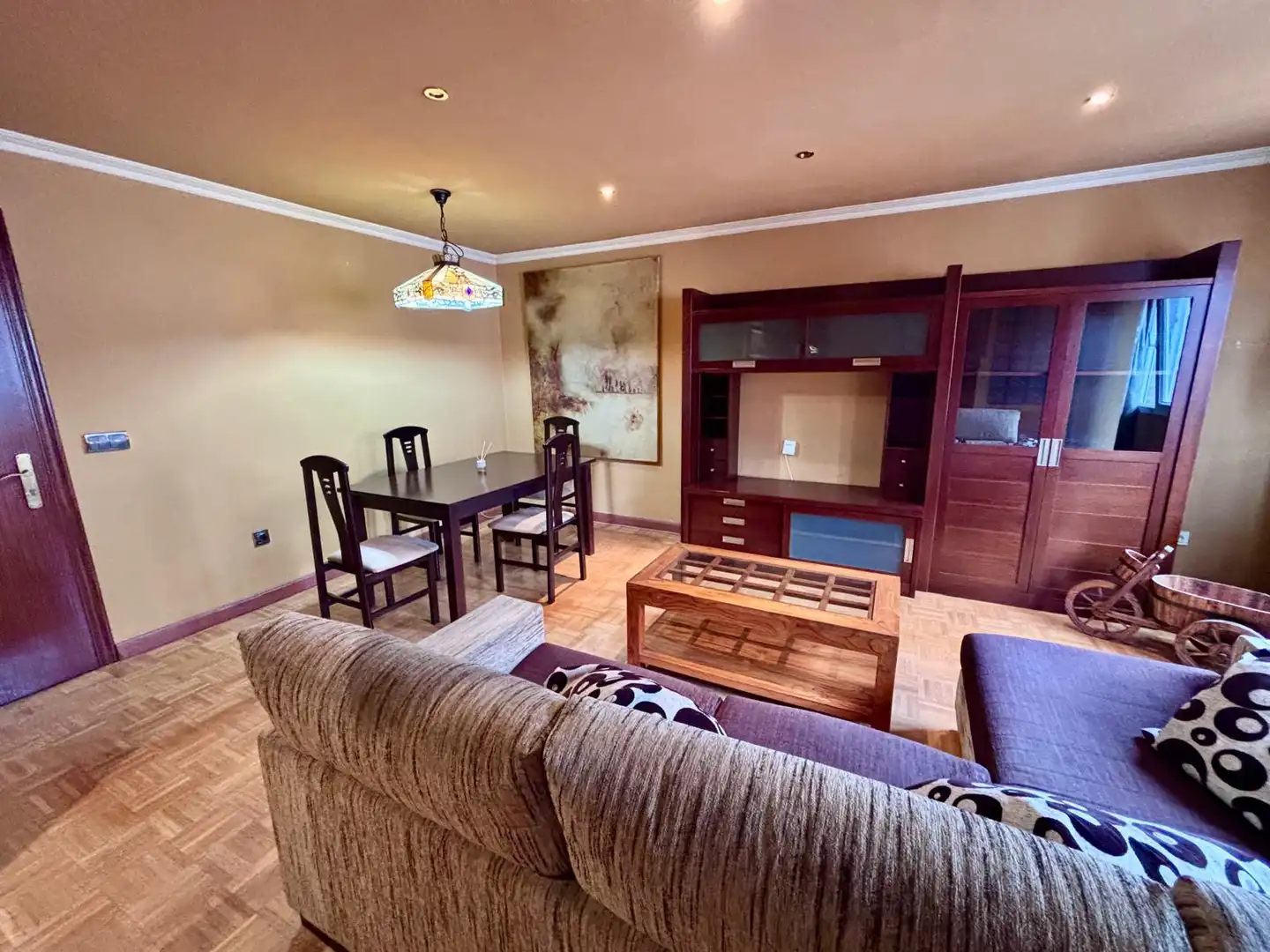 Wohnzimmer von Maisonette zum Verkauf in Gijón  mit Heizung, Parkett und Abstellraum