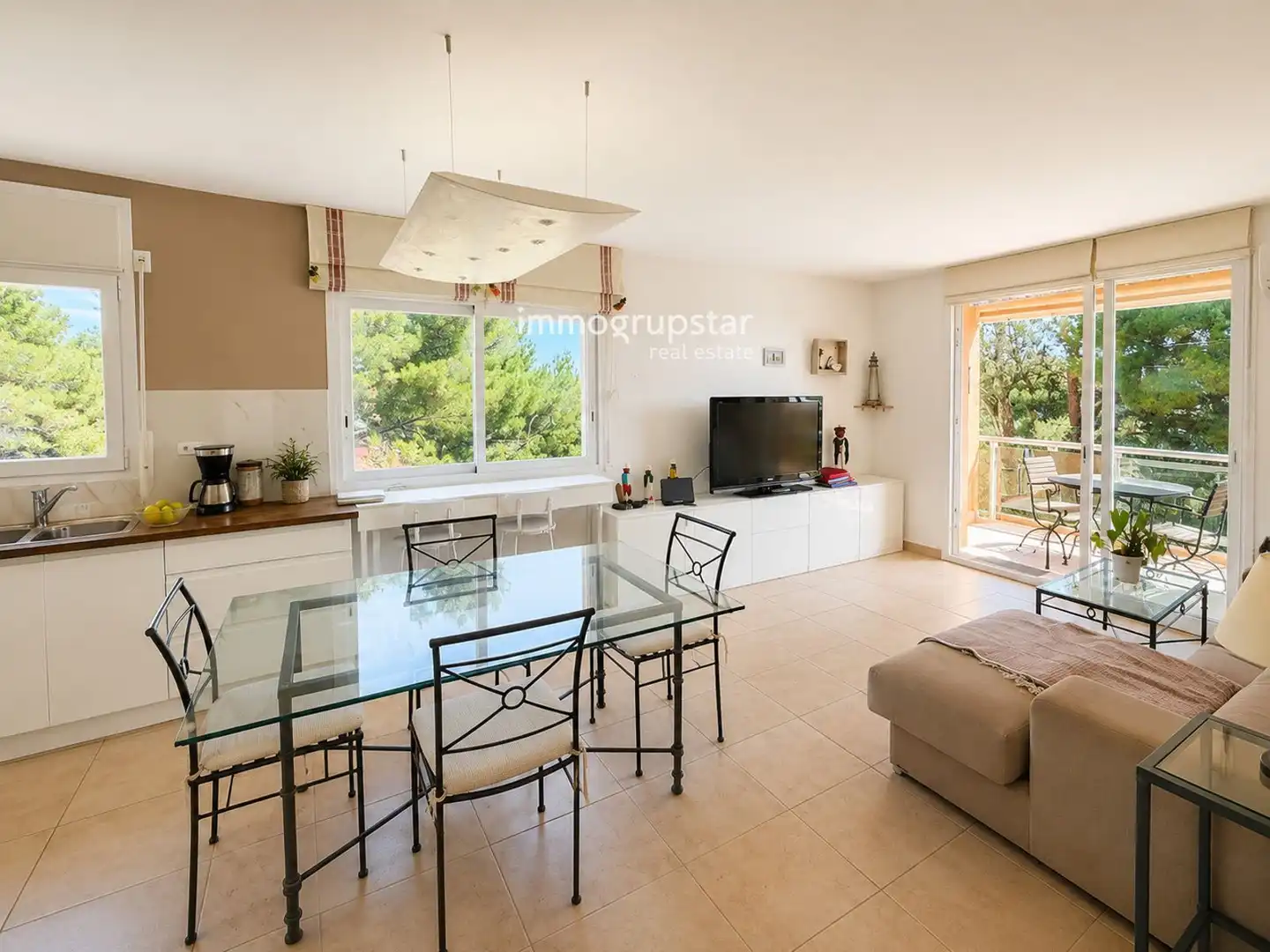 Living room of Attic for sale in Pals  with Air Conditioner, Heating and Terrace