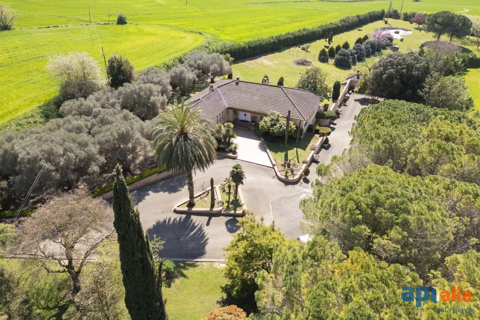 Vista exterior de Finca rústica en venta en Cornellà del Terri con Aire acondicionado, Calefacción y Terraza