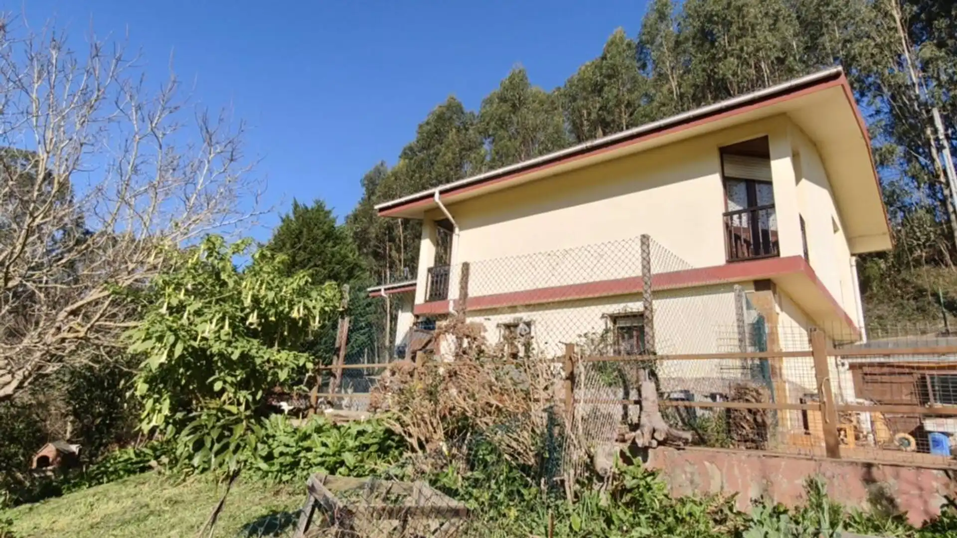 Vista exterior de Casa o chalet en venta en Muskiz con Jardín privado y Terraza