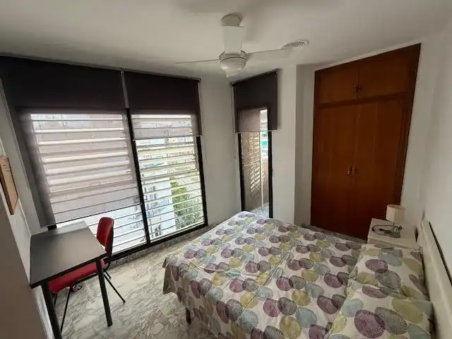 Schlafzimmer von Wohnungen zur Miete in Murcia mit Klimaanlage, Heizung und Terrasse