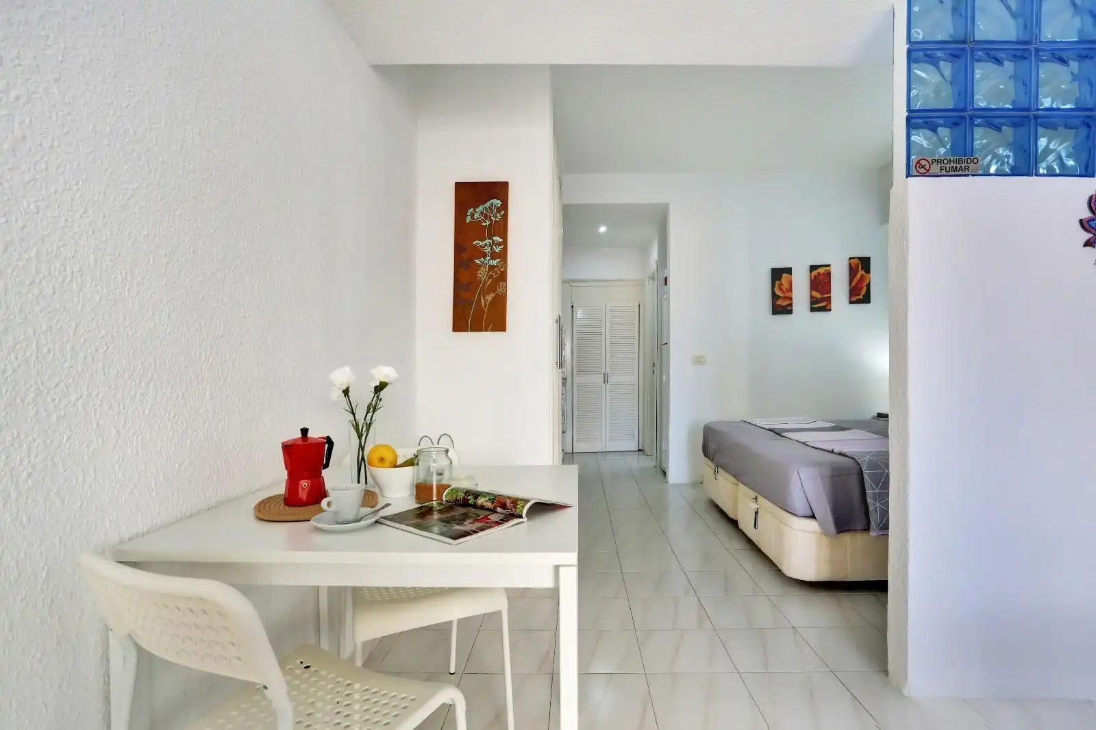 Bedroom of Study for rent in Arona  with Terrace, Furnished and Community pool
