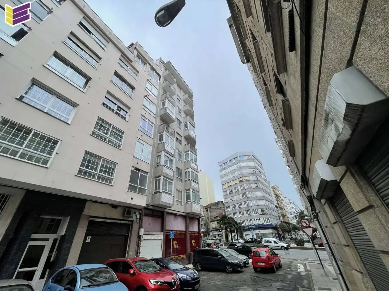 Exterior view of Flat for sale in Vigo   with Heating, Parquet flooring and Terrace