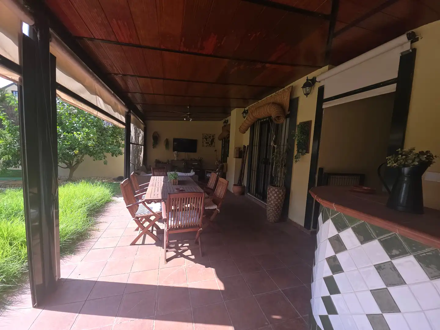 Terraza de Casa adosada en venta en Montequinto con Aire acondicionado, Calefacción y Jardín privado
