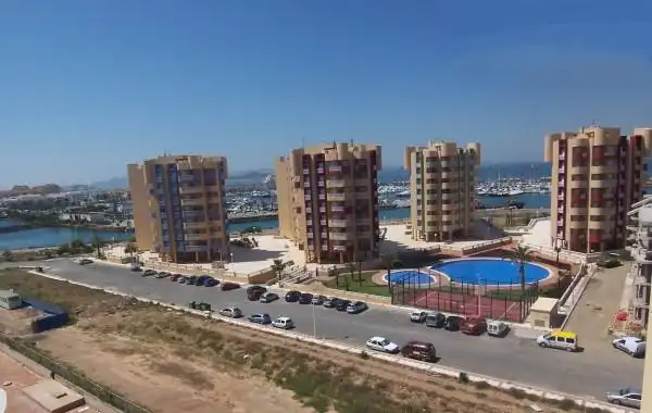 Vista exterior de Apartamento en venta en La Manga del Mar Menor con Aire acondicionado, Calefacción y Terraza