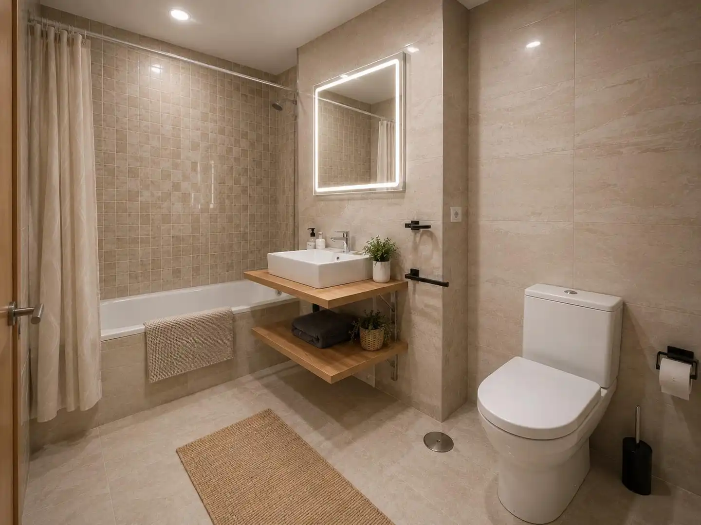Bathroom of Apartments for sale in Alicante / Alacant  with Air Conditioner, Heating and Terrace