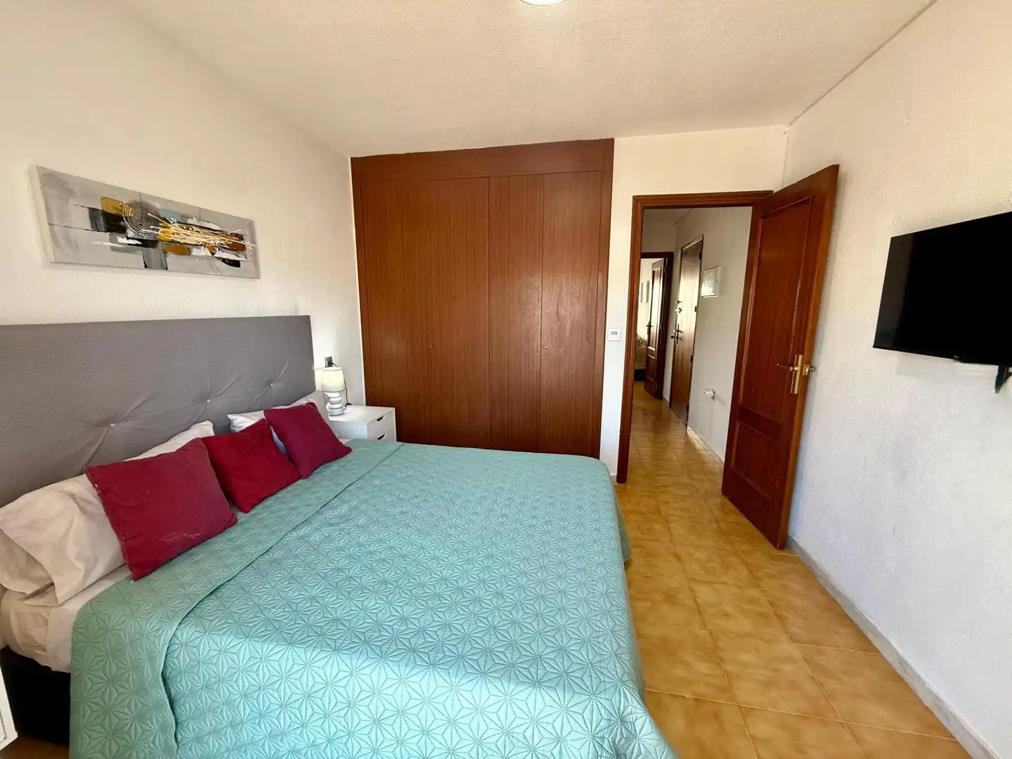 Schlafzimmer von Wohnungen zur Miete in Torrevieja mit Privatgarten, Terrasse und Möbliert