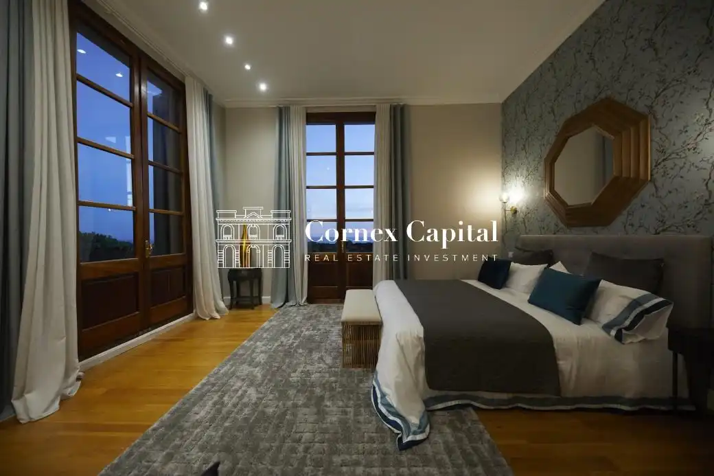 Schlafzimmer von Country house zum Verkauf in Sant Andreu de Llavaneres mit Privatgarten, Terrasse und Schwimmbad