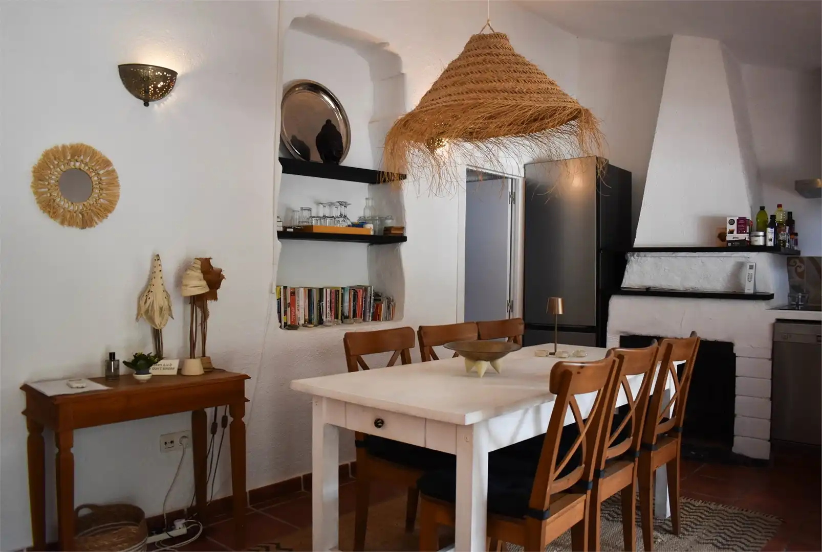 Menjador de Casa o xalet en venda en Arenas amb Aire condicionat, Jardí privat i Terrassa