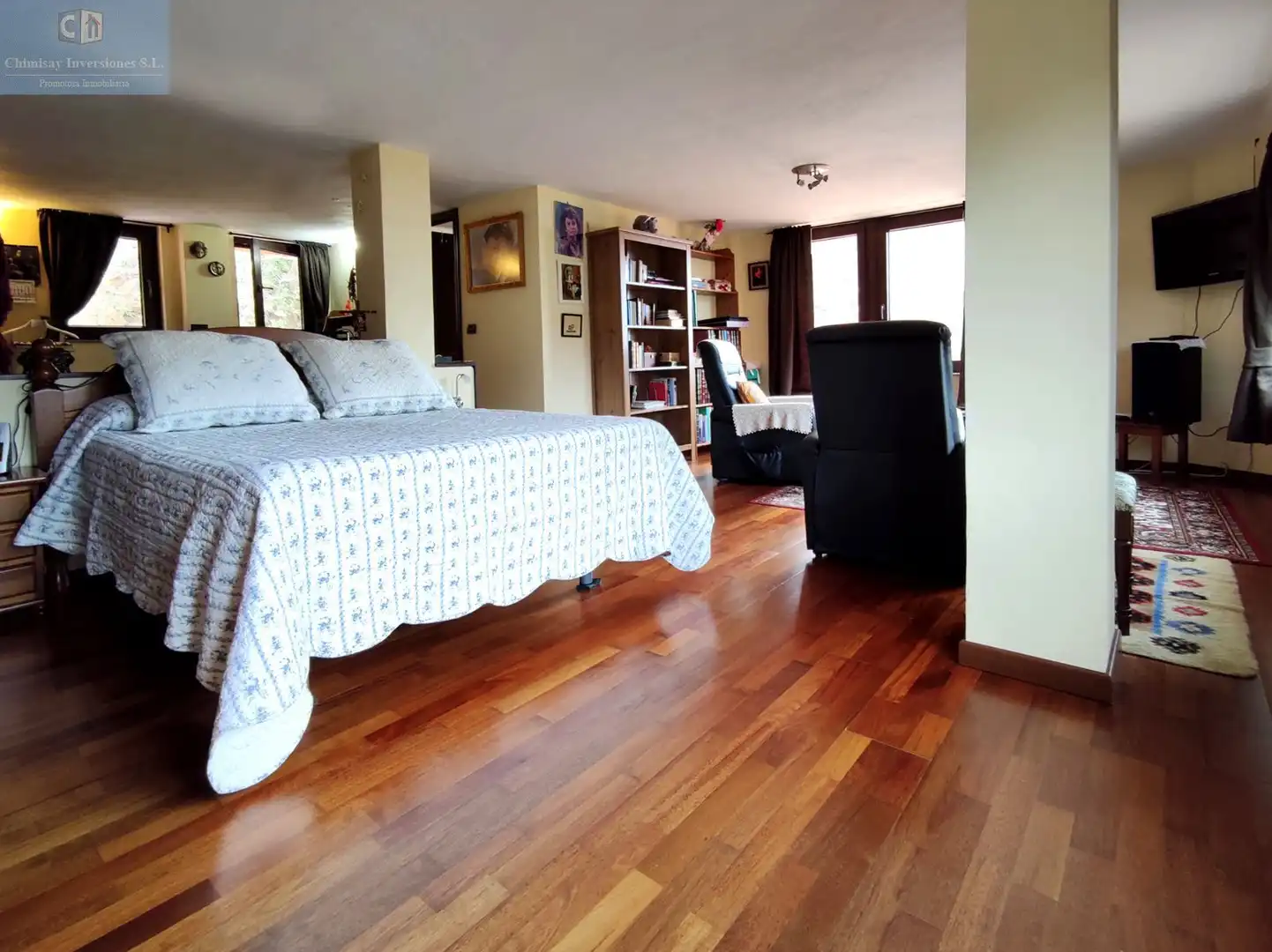 Bedroom of Houses for sale in San Cristóbal de la Laguna  with Heating, Terrace and TV