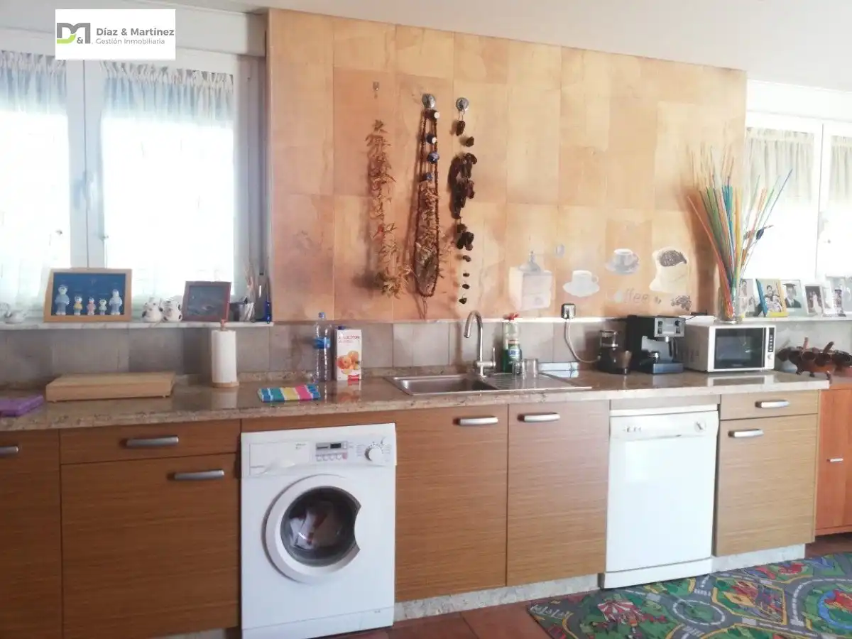 Cocina de Casa o chalet en venta en Santa Colomba de Curueño con Jardín privado, Parquet y Terraza