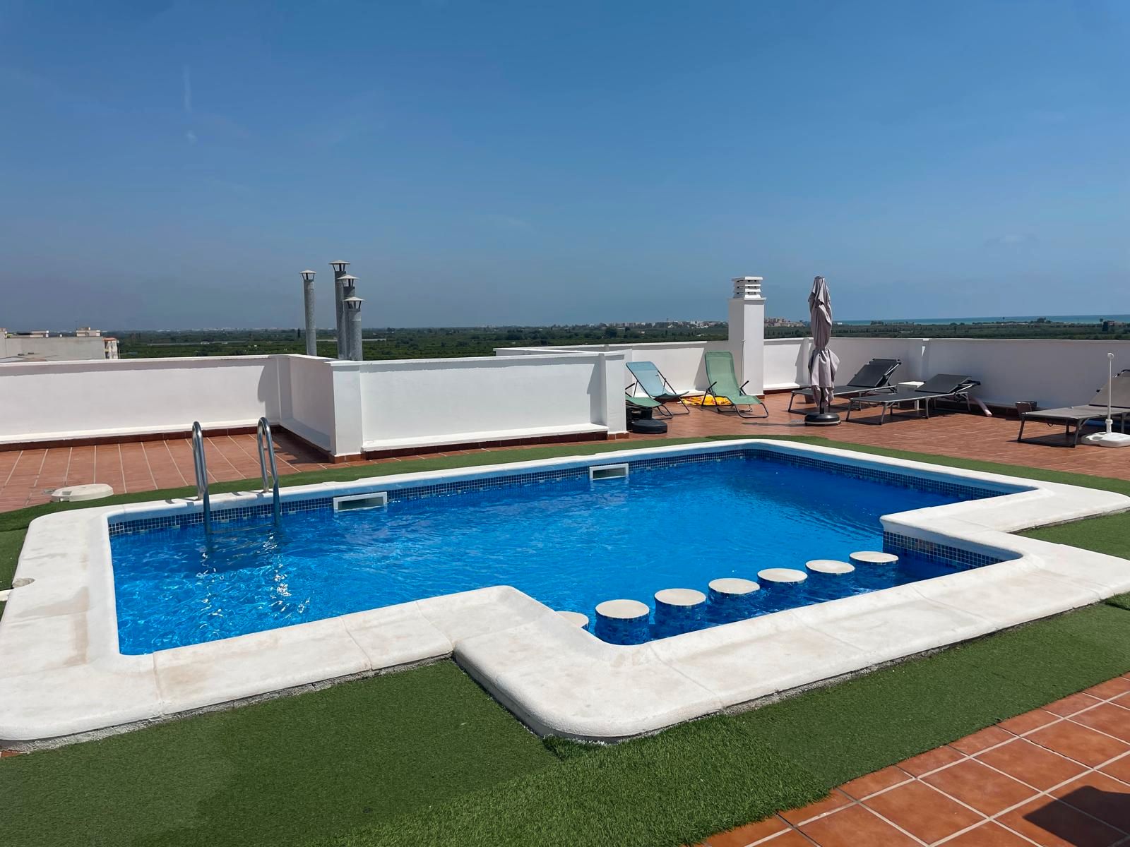Swimming pool of Flat to rent in Moncofa  with Terrace, Oven and Washing machine