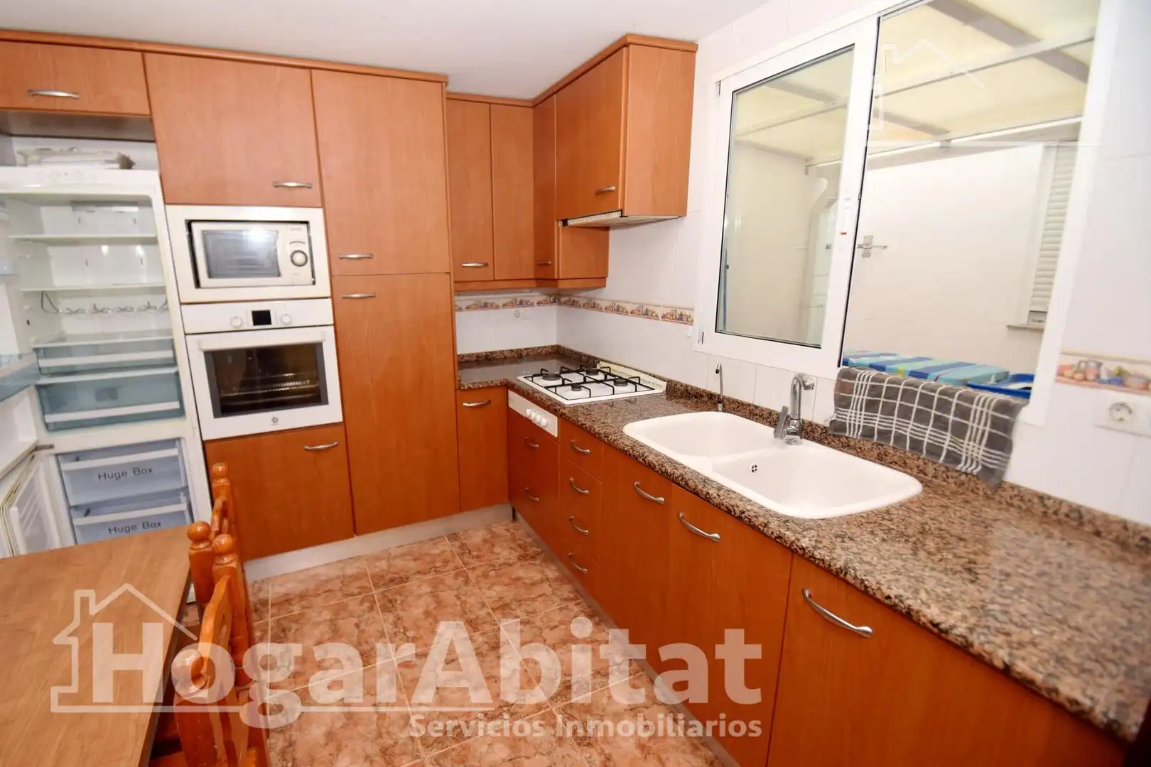 Cocina de Piso en venta en Burriana / Borriana con Aire acondicionado, Calefacción y Amueblado