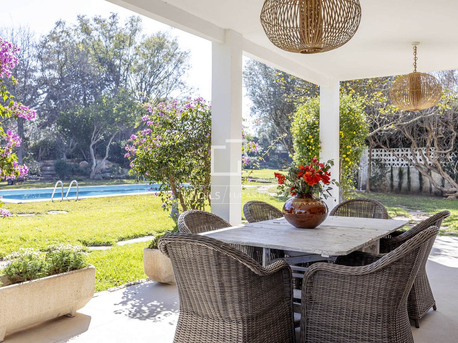 Terraza de Casa o chalet en venta en Godella con Aire acondicionado, Jardín privado y Terraza