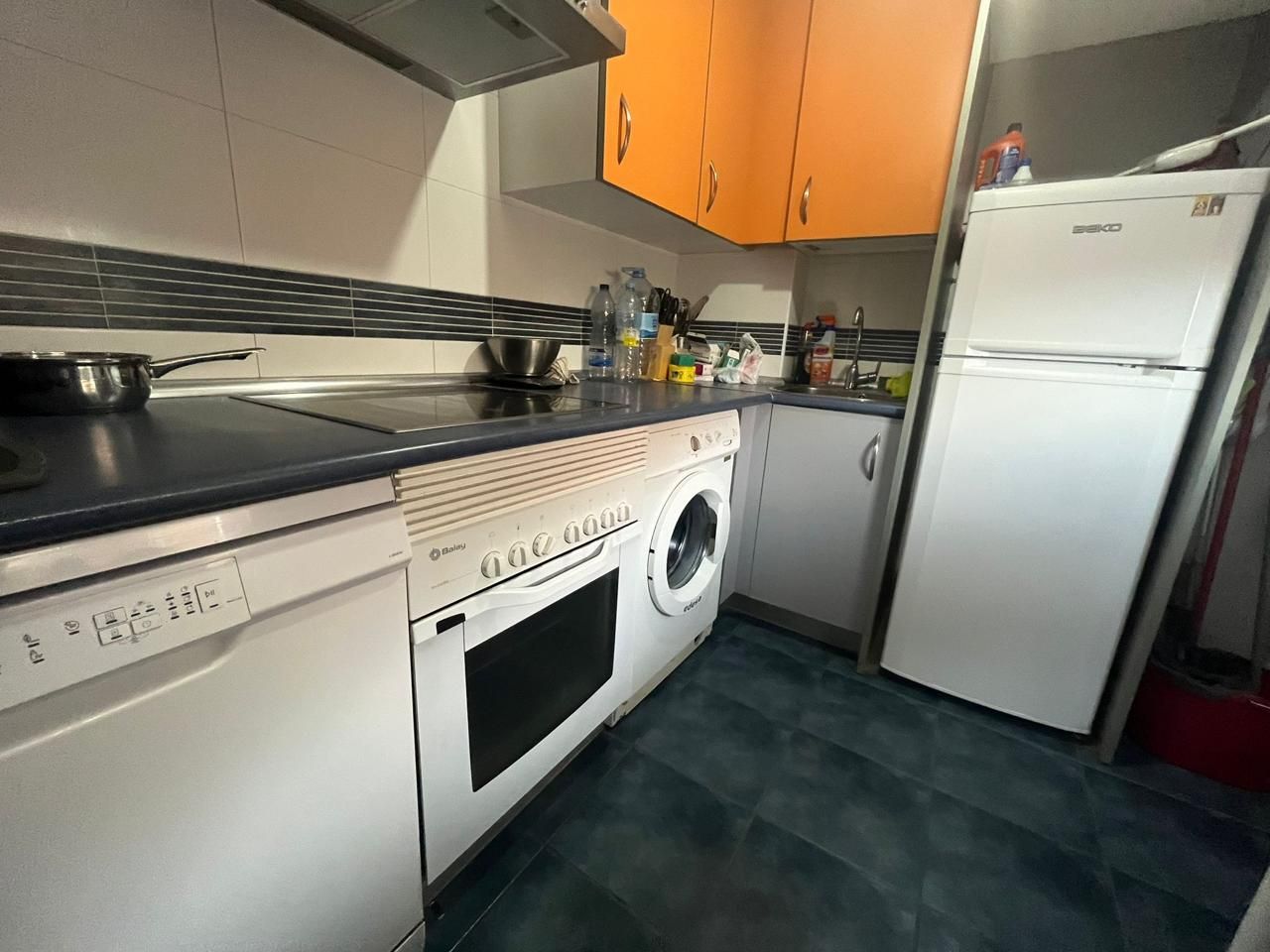 Kitchen of Flat for sale in Moriscos  with Heating, Terrace and Furnished