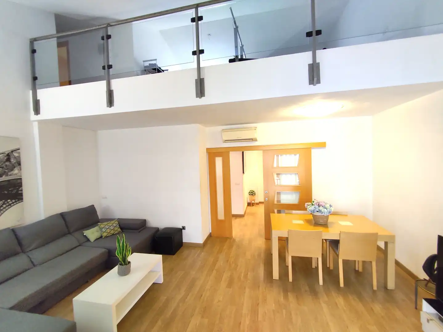 Sala de estar de Piso en venta en Puçol con Aire acondicionado, Parquet y Terraza