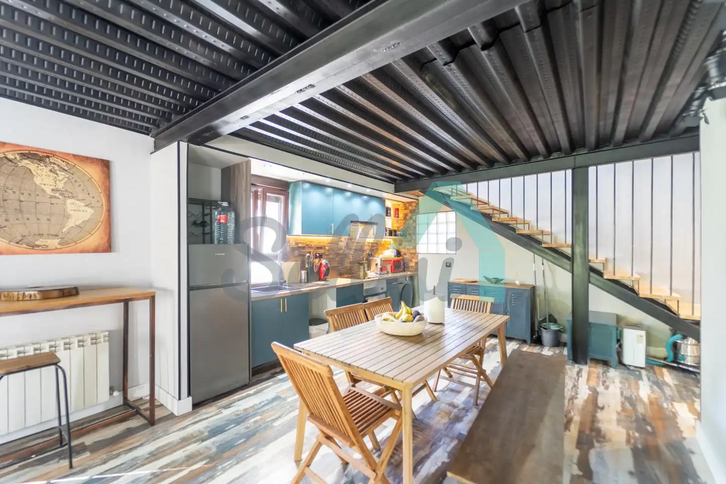 Cocina de Casa o chalet de alquiler en Mieres (Asturias) con Calefacción, Terraza y Amueblado