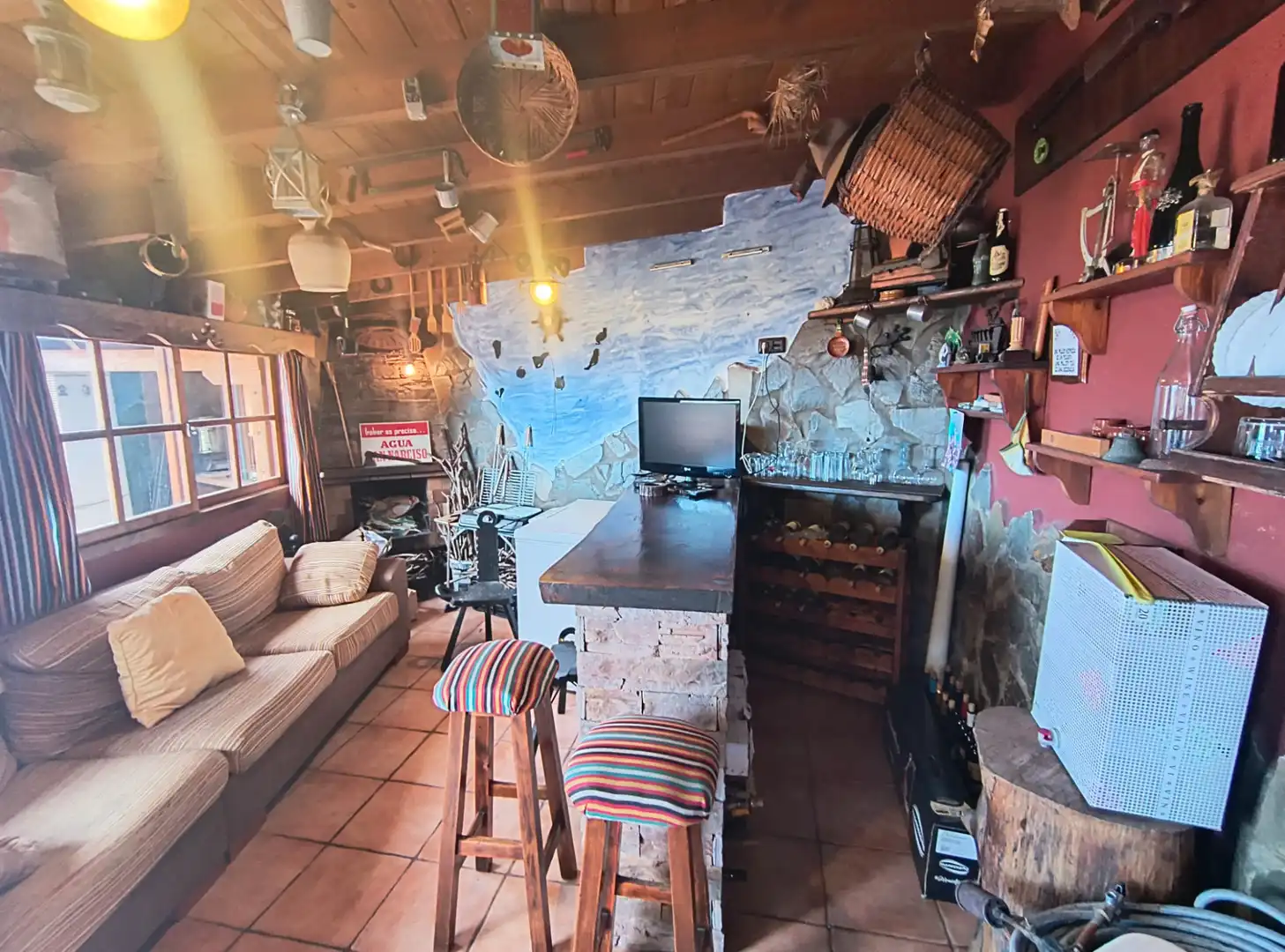 Sala de estar de Casa o chalet en venta en Los Realejos con Jardín privado, Terraza y Amueblado