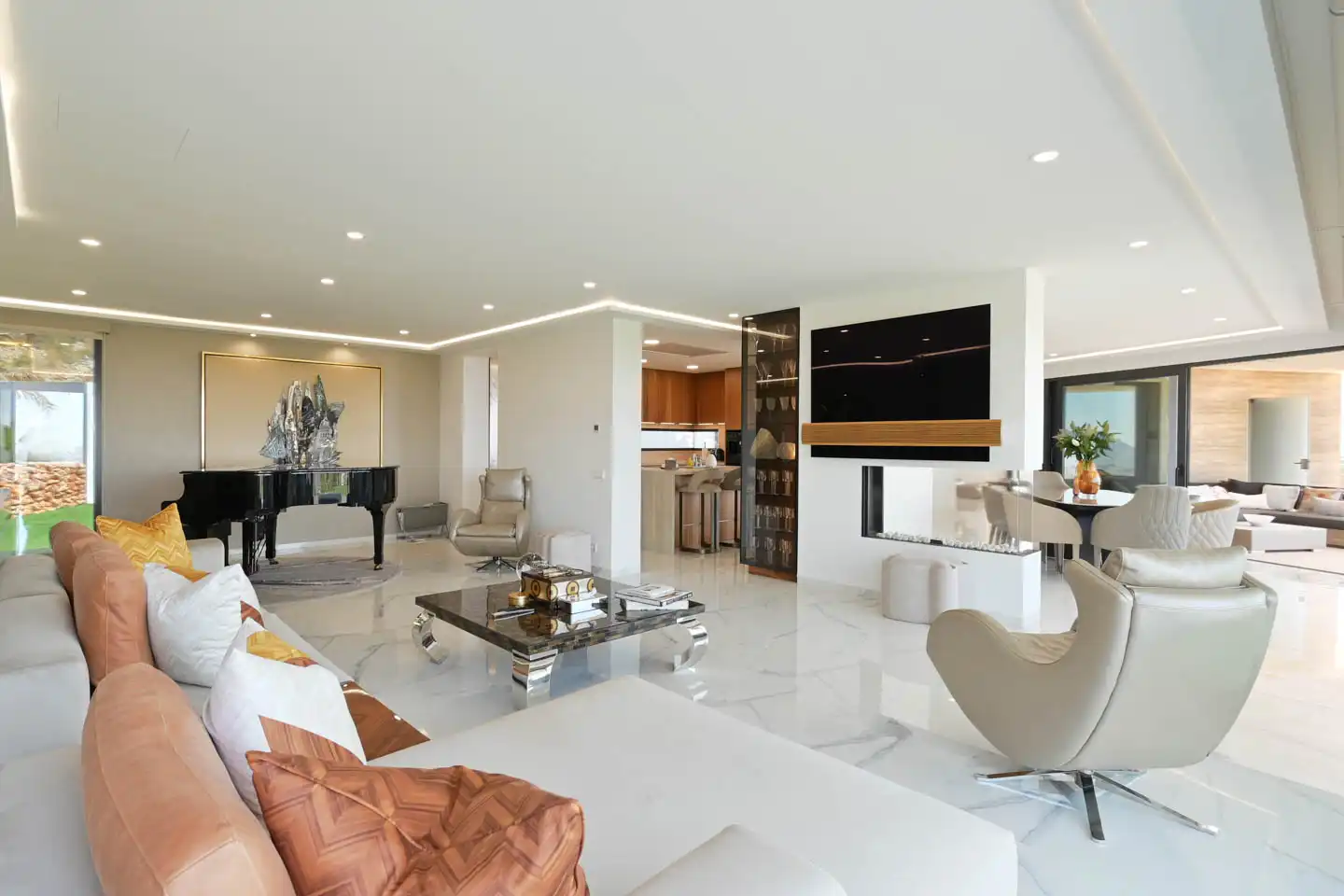Sala de estar de Casa o chalet en venta en Altea