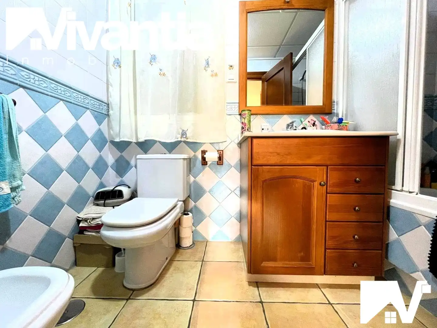 Badezimmer von Wohnung zum Verkauf in Lorca mit Klimaanlage, Heizung und Abstellraum