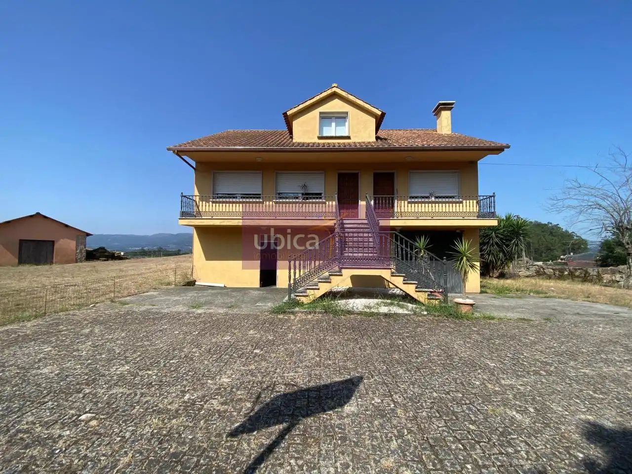 Außenansicht von Haus oder Chalet zum Verkauf in O Porriño   mit Heizung, Privatgarten und Parkett