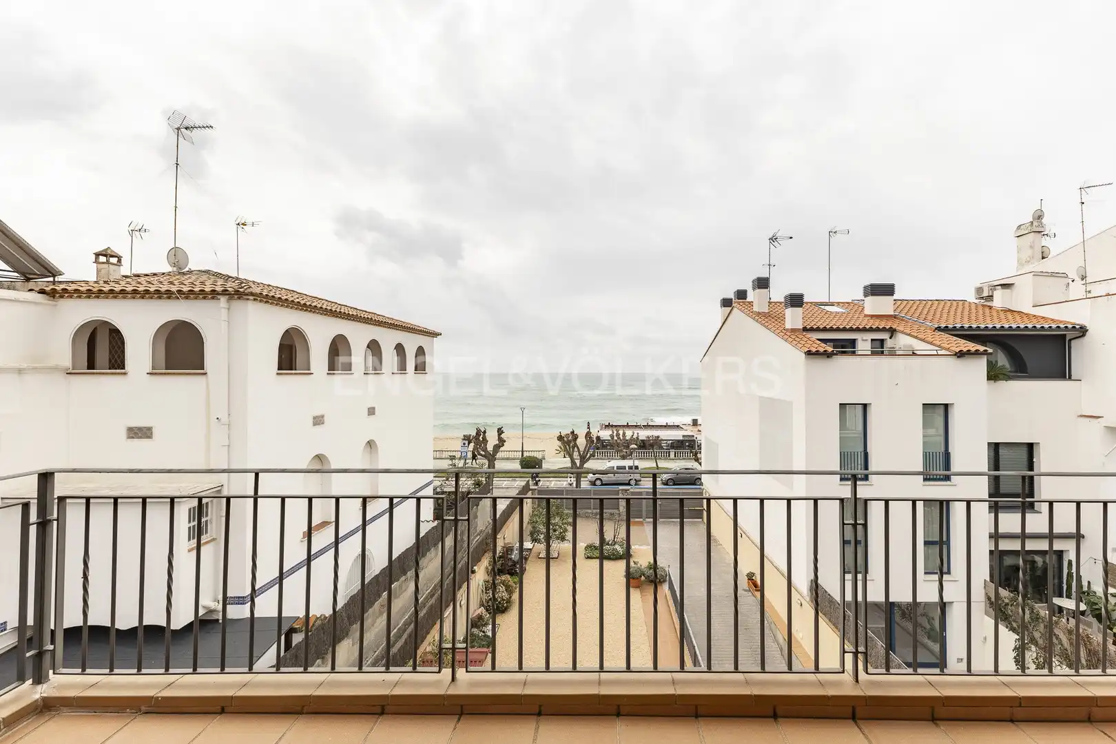 Terrace of Flat for rent in Caldes d'Estrac  with Air Conditioner, Heating and Terrace