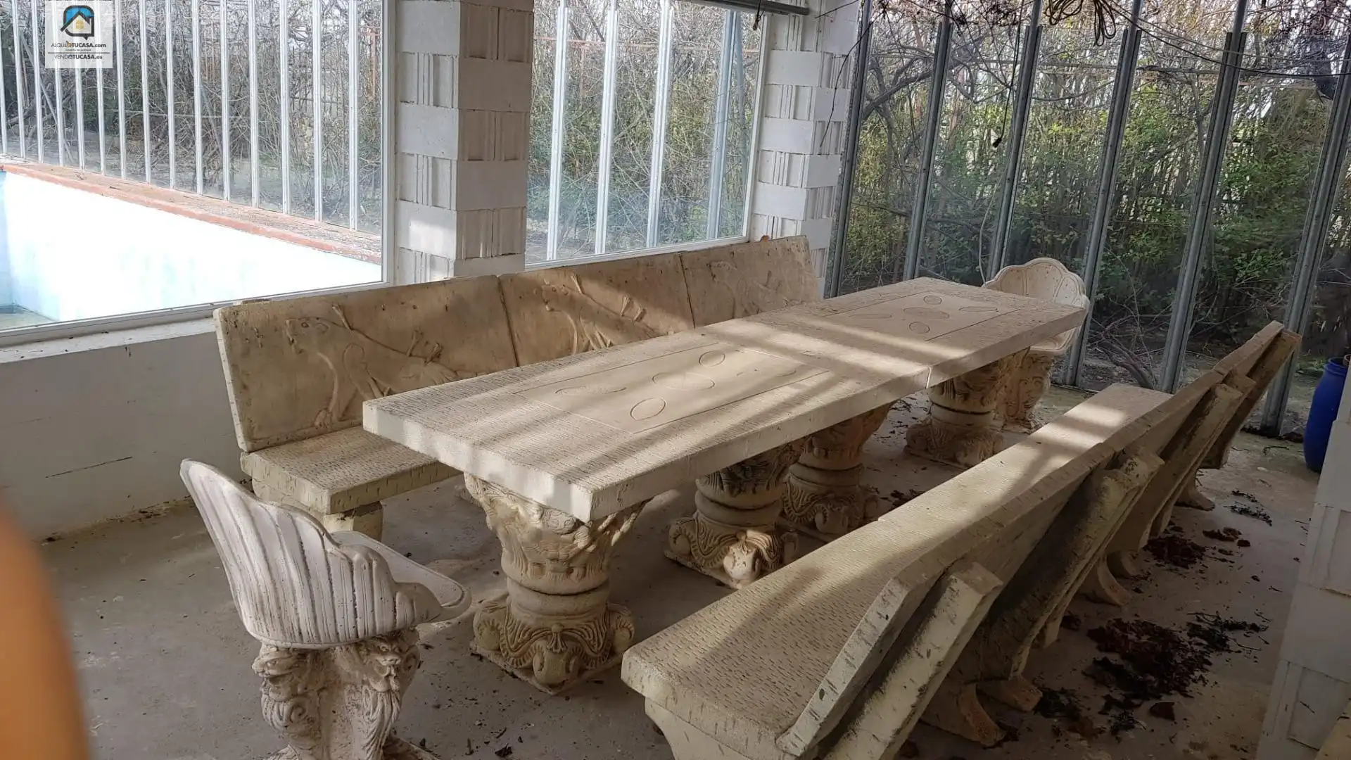 Terrassa de Casa o xalet en venda en Palencia amb Jardí privat, Terrassa i Piscina