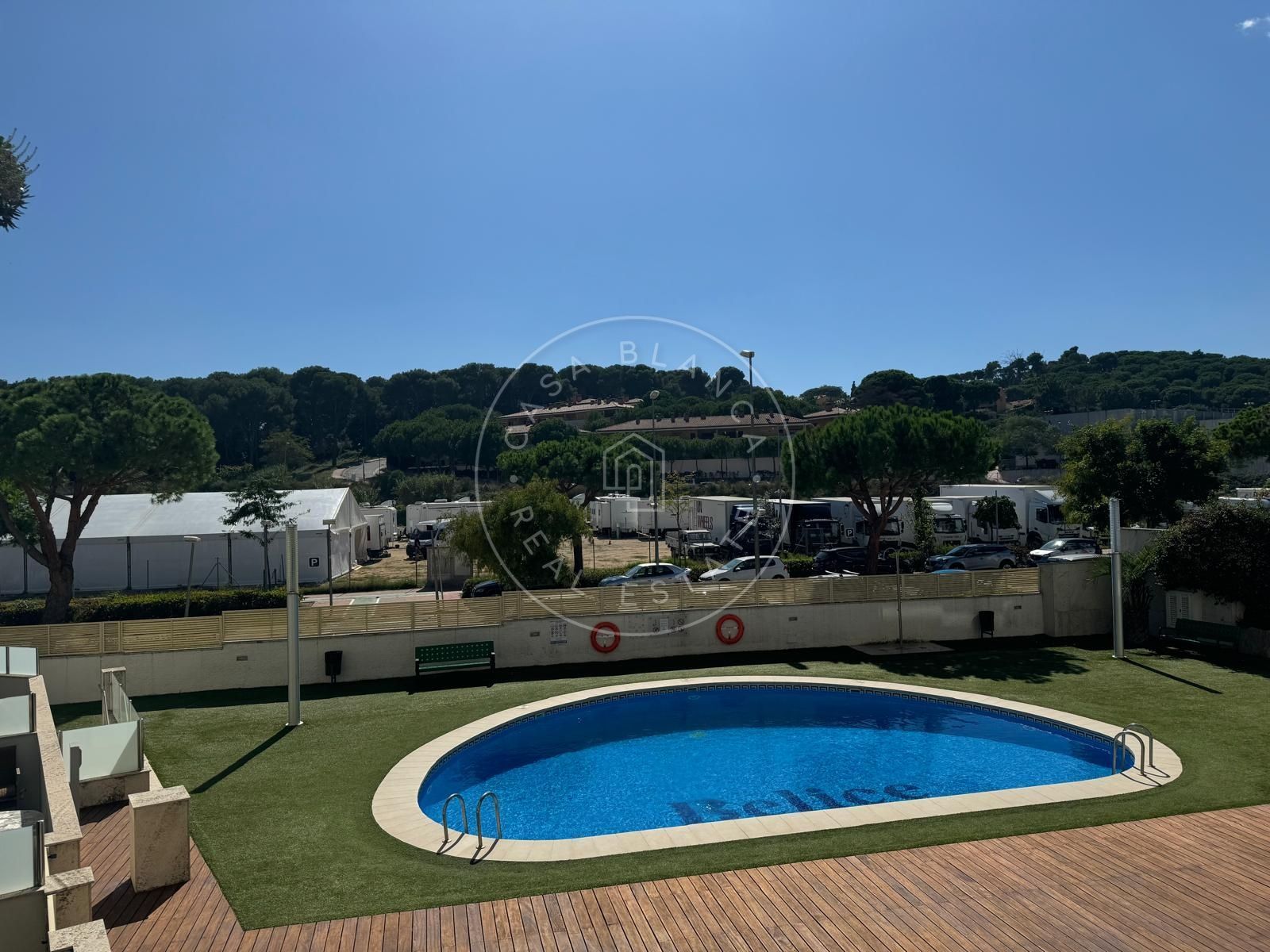 Swimming pool of Apartment for sale in Lloret de Mar  with Air Conditioner, Heating and Community pool