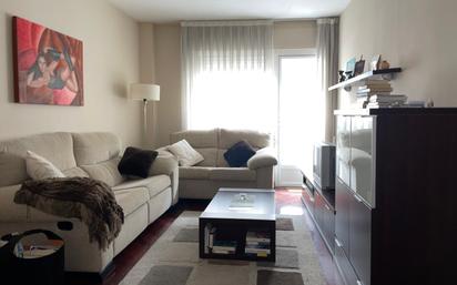 Living room of Flat for sale in Lugo Capital  with Heating, Parquet flooring and Terrace