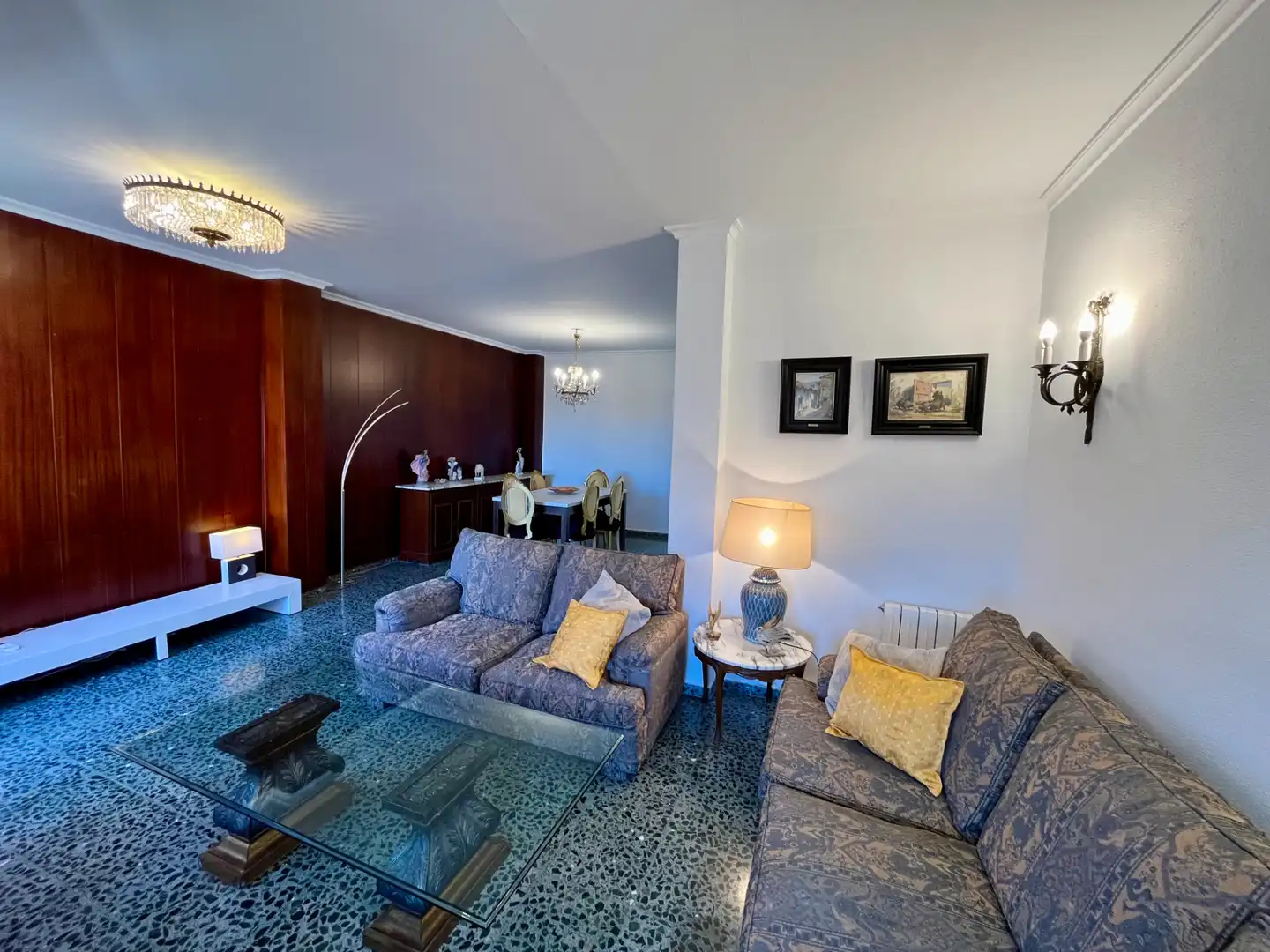 Sala de estar de Piso de alquiler en Valencia con Aire acondicionado, Calefacción y Terraza