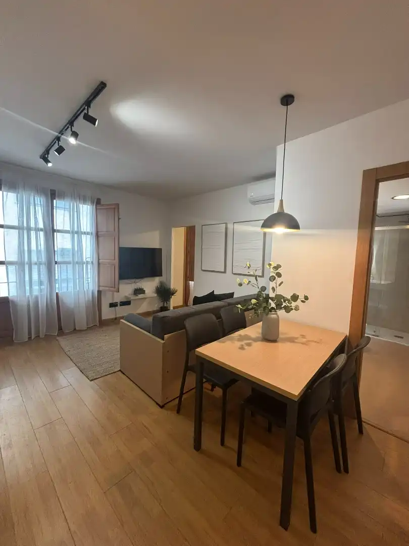 Sala d'estar de Pis de lloguer en Valencia amb Aire condicionat, Calefacció i Parquet