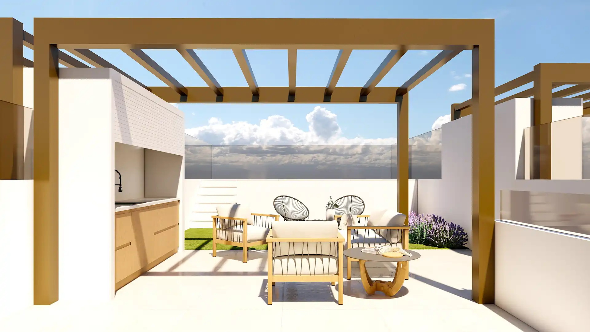 Terraza de Casa o chalet en venta en San Pedro del Pinatar con Aire acondicionado, Calefacción y Terraza