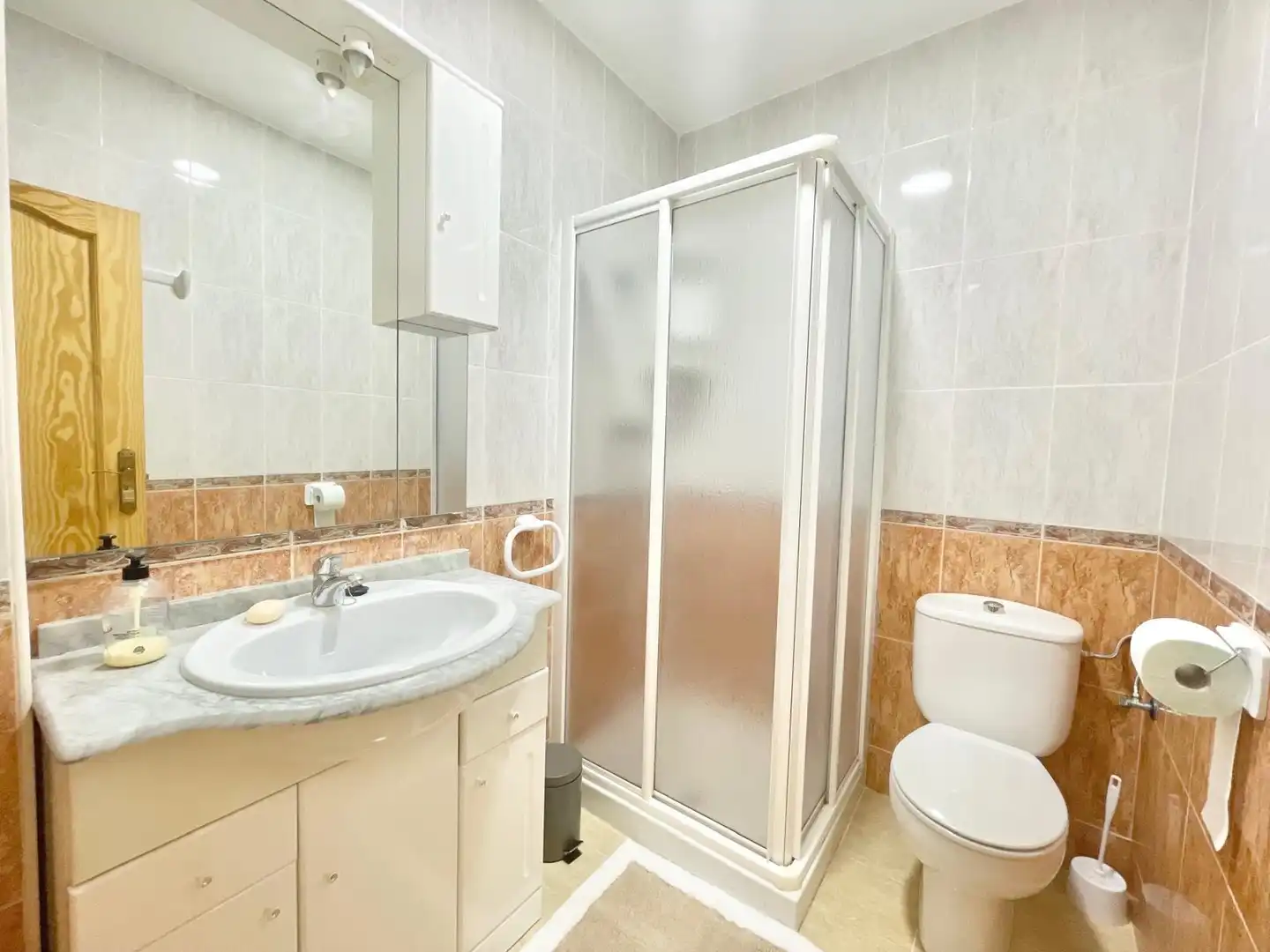 Bathroom of Detached homes for rent in San Javier  with Air Conditioner, Furnished and Washing machine