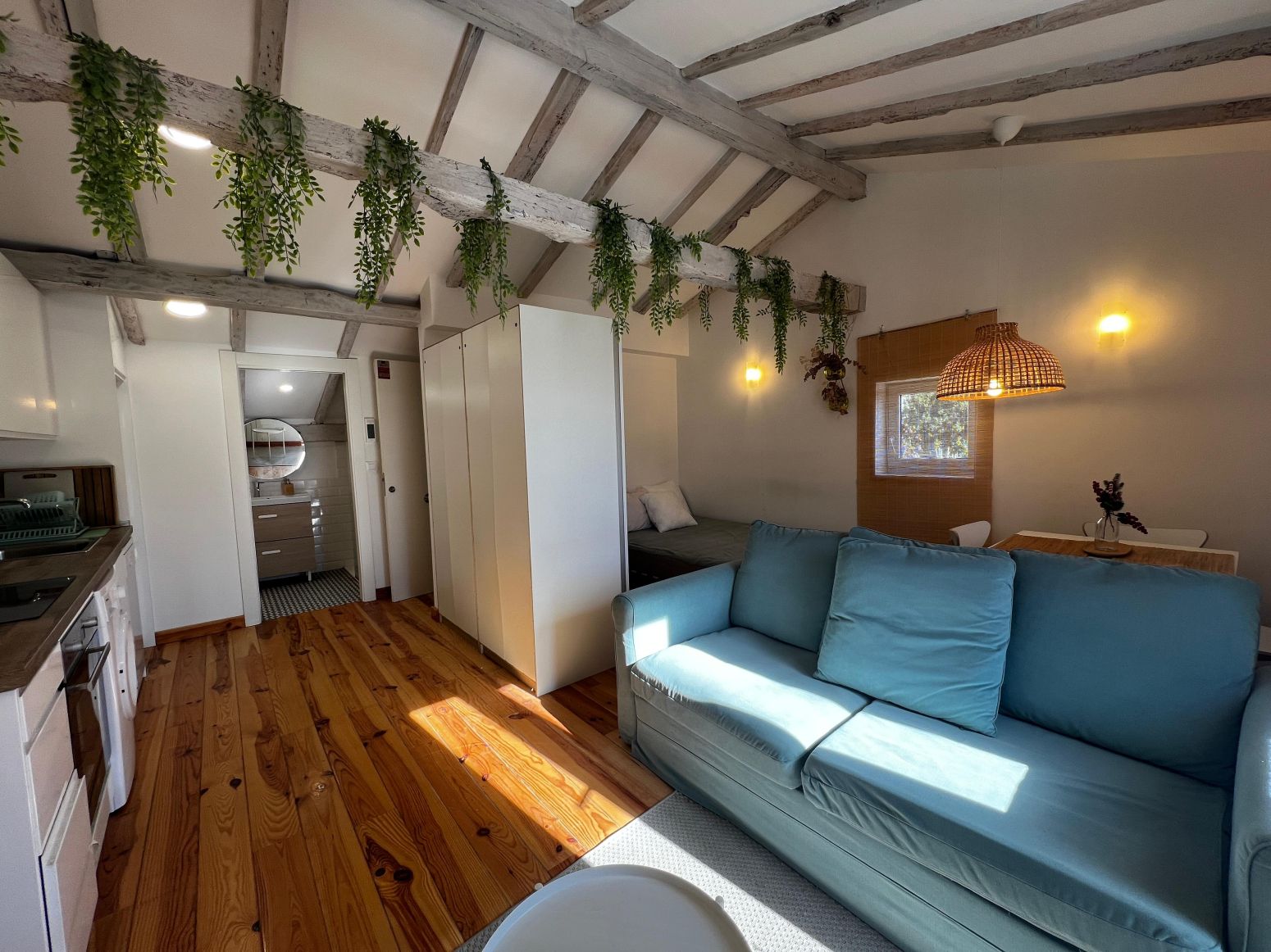 Living room of Attic for sale in Santander  with Heating, Parquet flooring and Furnished