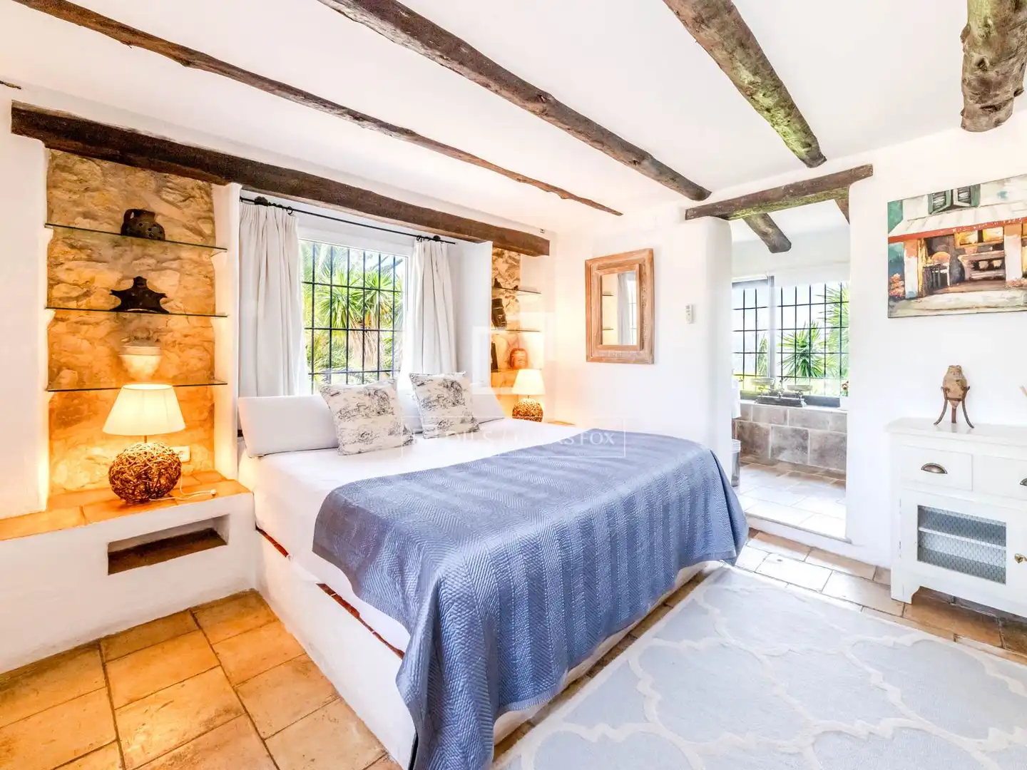 Habitación de Finca rústica en venta en Canyelles con Aire acondicionado, Calefacción y Jardín privado