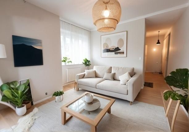 Living room of Planta baja for sale in  Valencia Capital  with Air Conditioner