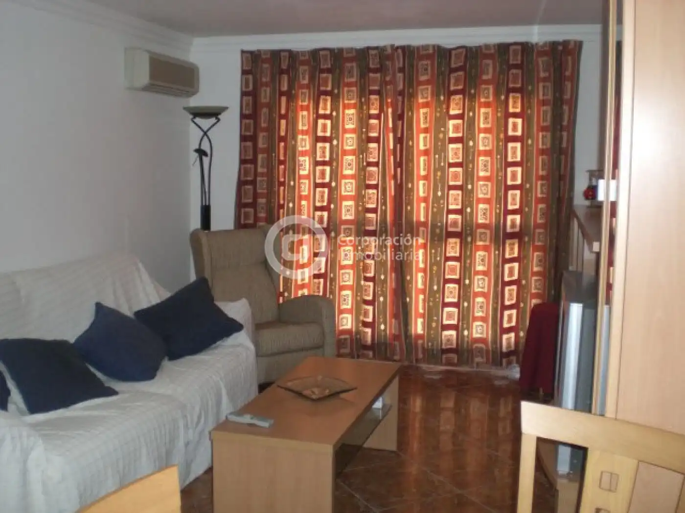 Sala d'estar de Apartament en venda en Lorca amb Jardí privat, Moblat i Balcó
