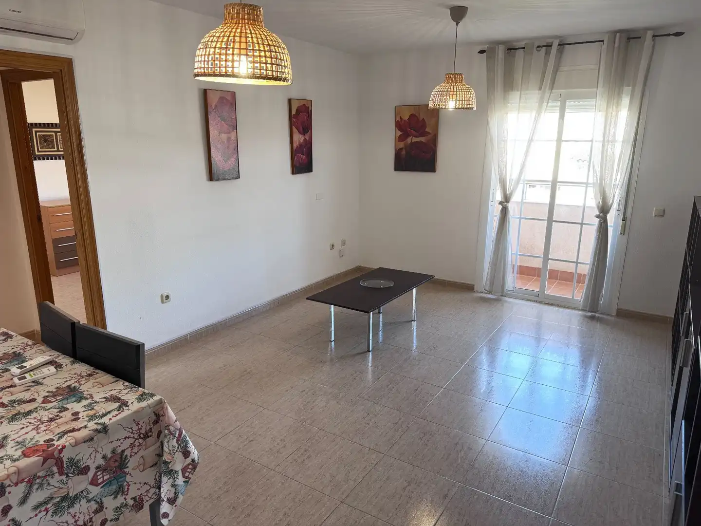 Living room of Attic for sale in Vícar  with Air Conditioner