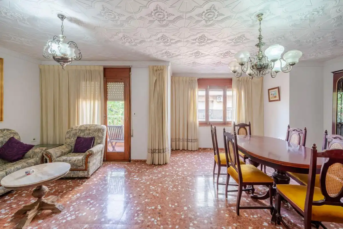 Dining room of Houses for sale in Mutxamel  with Heating, Terrace and Furnished