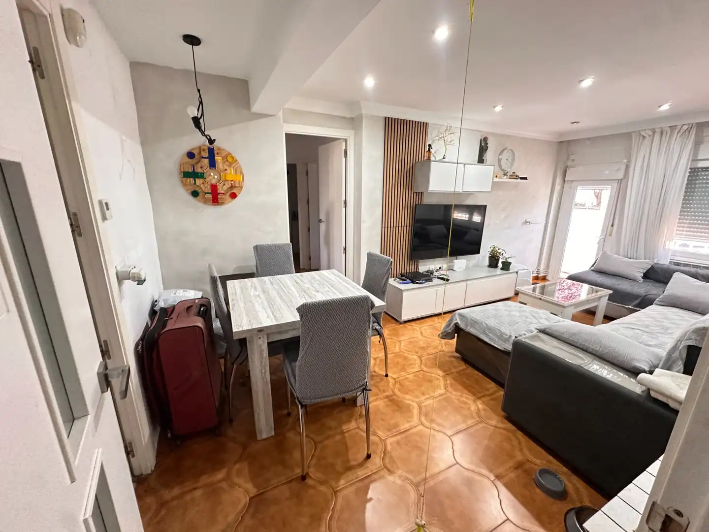 Wohnzimmer von Wohnung zur Miete in Cuenca mit Heizung, Terrasse und Möbliert