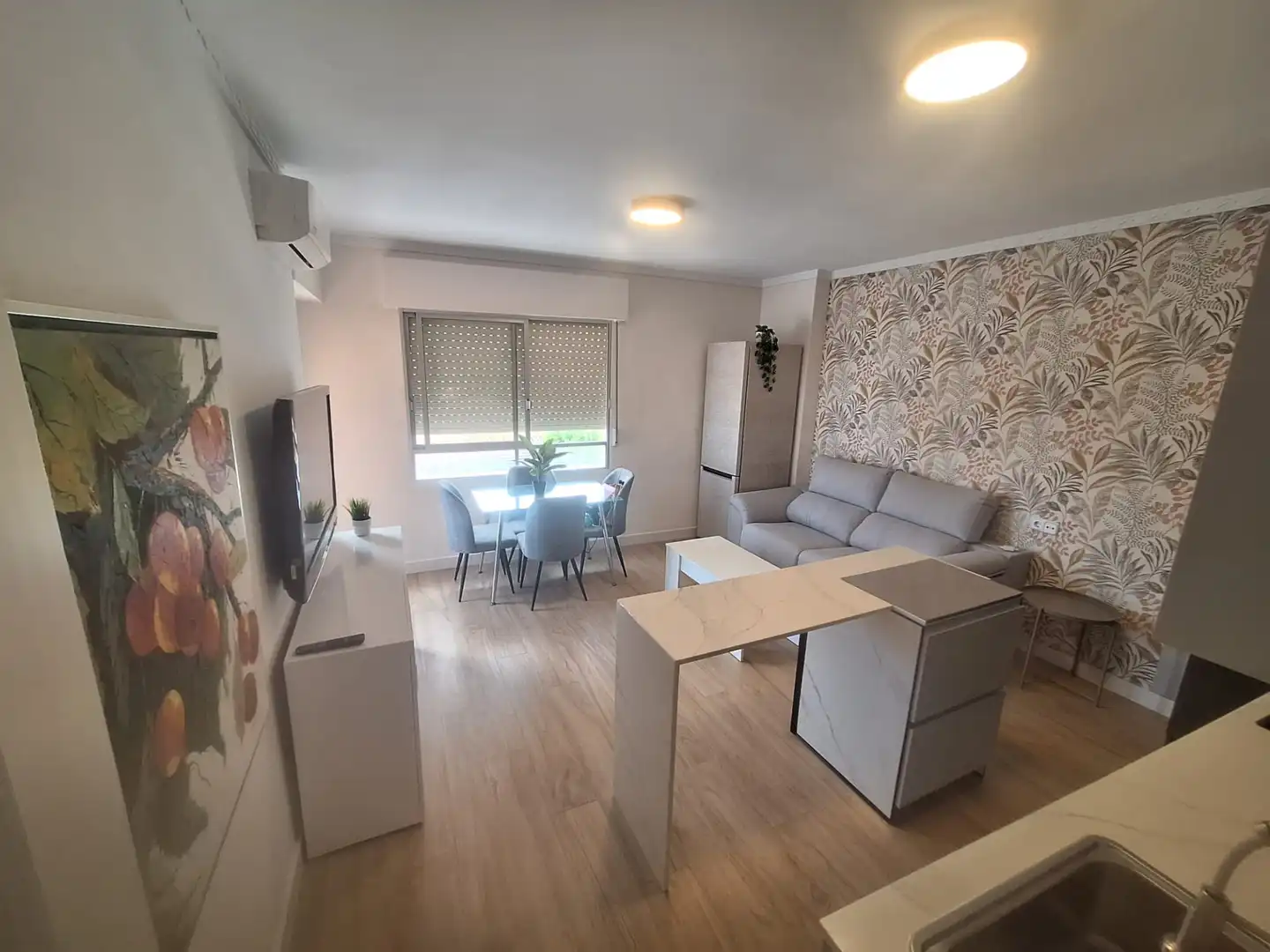 Sala d'estar de Pis de lloguer en Cartagena amb Aire condicionat, Calefacció i Terrassa