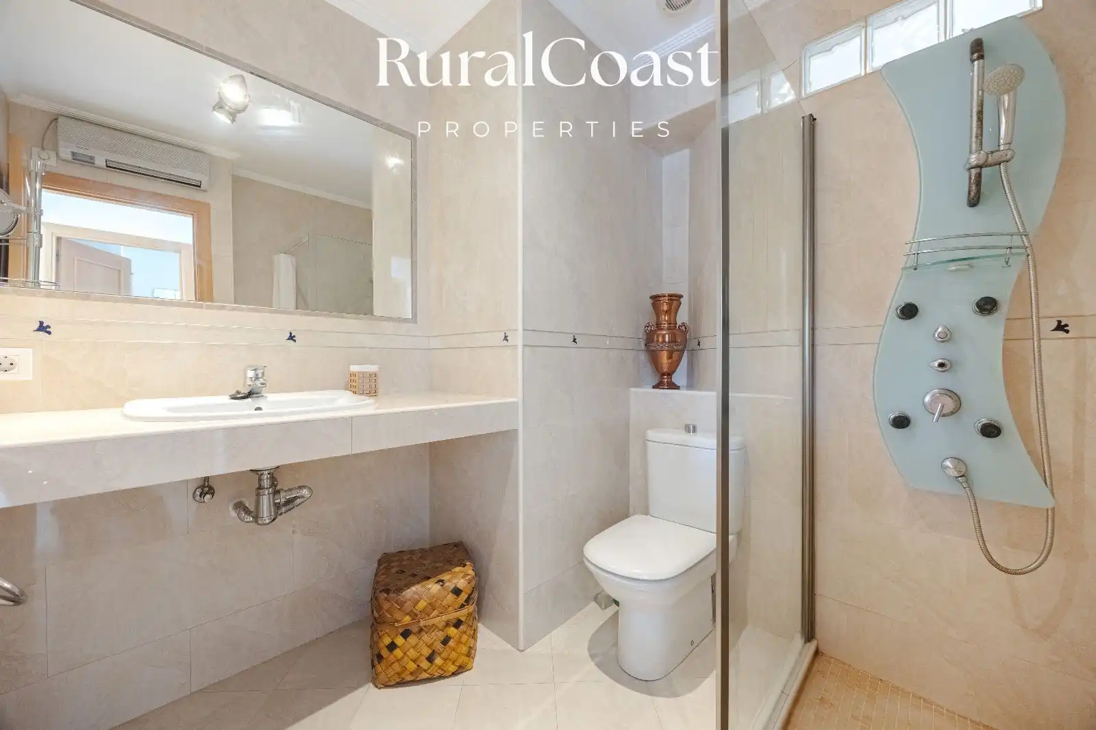 Baño de Casa o chalet en venta en Busot con Aire acondicionado, Calefacción y Terraza