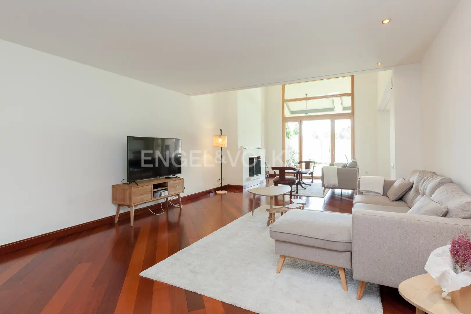 Sala de estar de Casa o chalet de alquiler en Pozuelo de Alarcón con Aire acondicionado, Calefacción y Jardín privado
