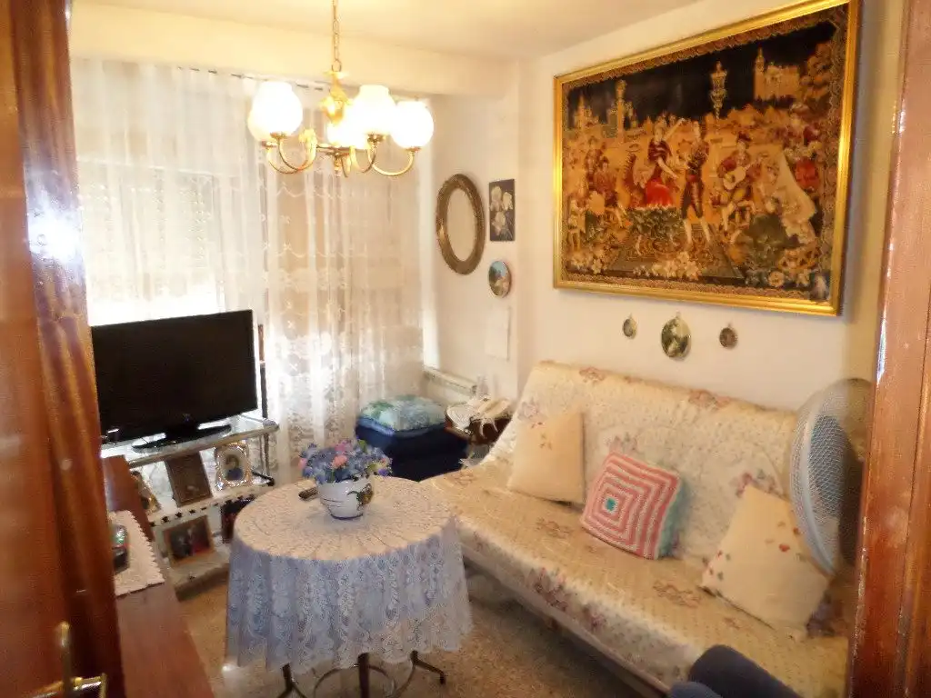 Living room of Flat for sale in Móstoles  with Heating, Terrace and Oven